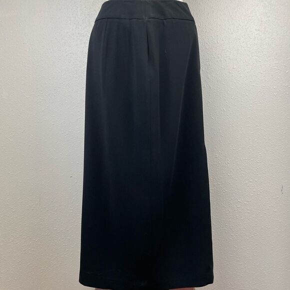 Liz Claiborne Black Maxi Skirt Size 10 - Picture 1 of 7